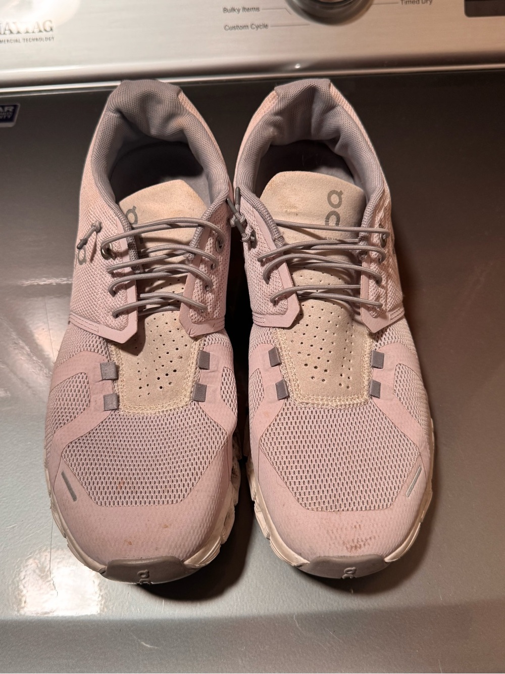 On Running Women's Pale Pink Mesh Running Shoes